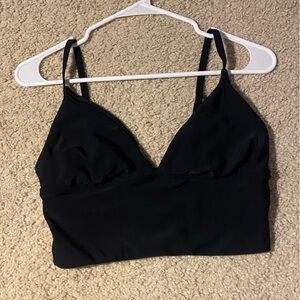 Black bikini top
